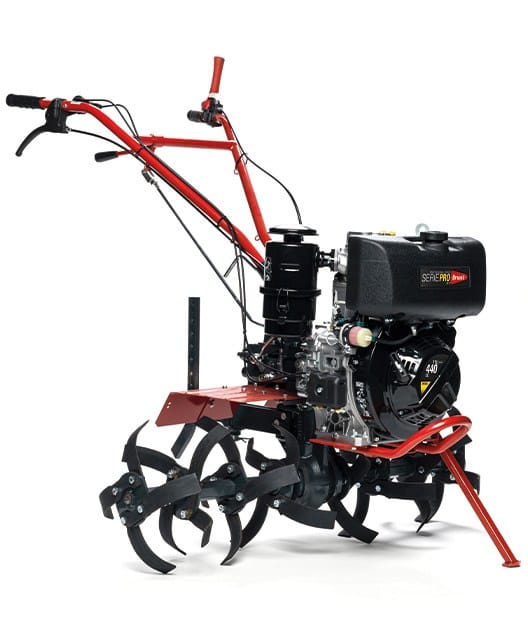 Brumi Serie PRO motozappa with Lombardini 440 diesel